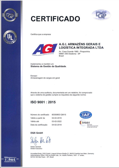 Certificado ISO 9001